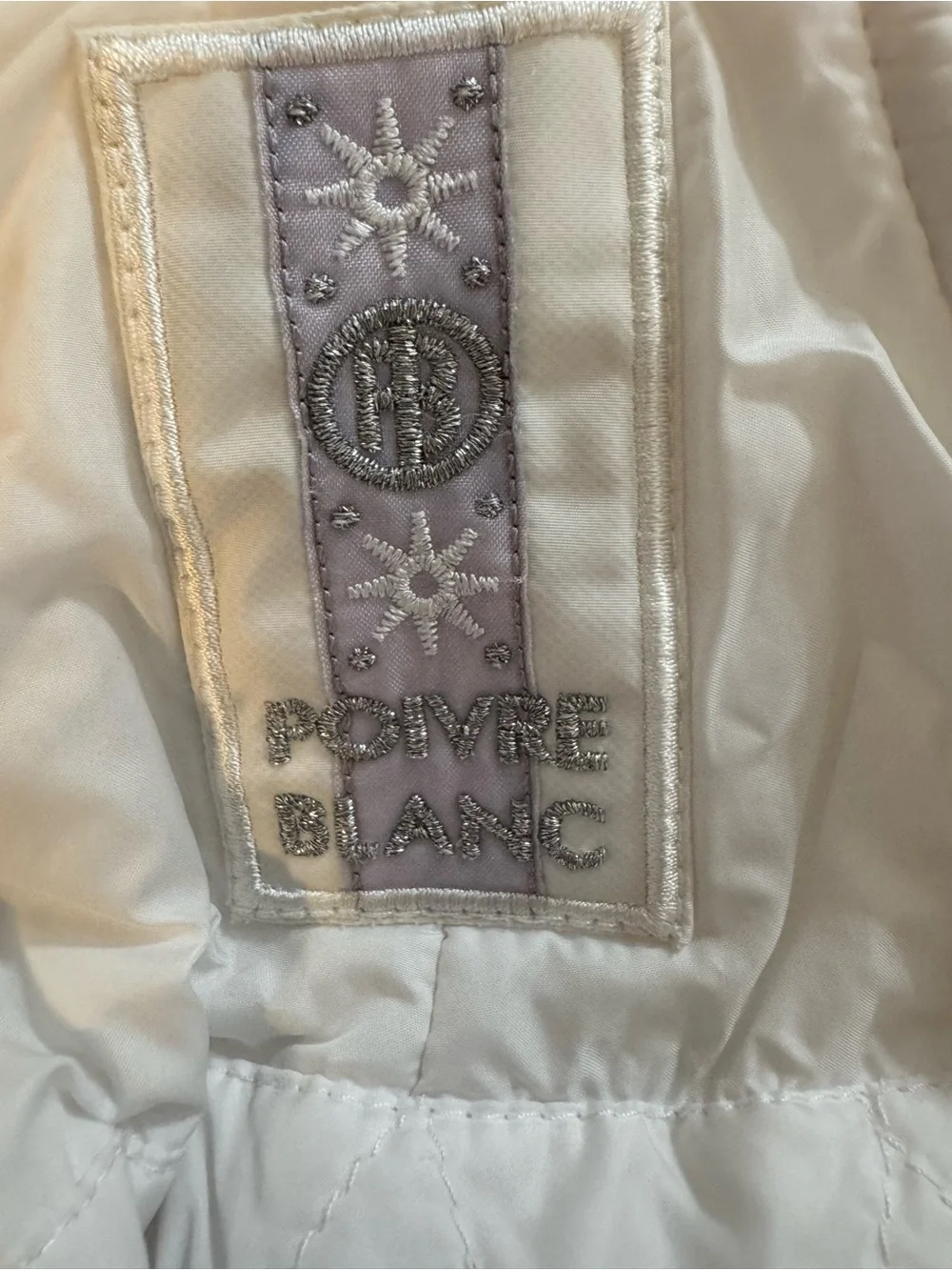 Kids Poivre Blanc White Snow Bib Overalls — Insulated Winter One-Piece Sz 6